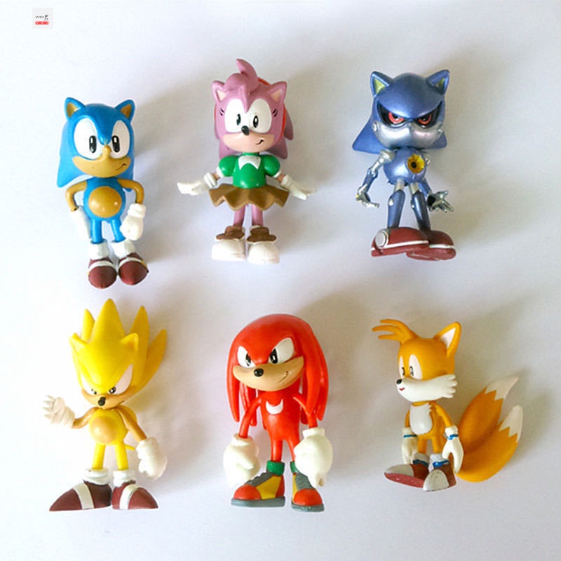 Pcs Sonic Erizos Juguete Figura Juguetes De Dibujos Animados Personaje