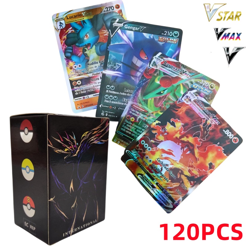 Cartas Brillantes Pok Mon Espa Ol Vstar Vmax V Anime Tarjetas De