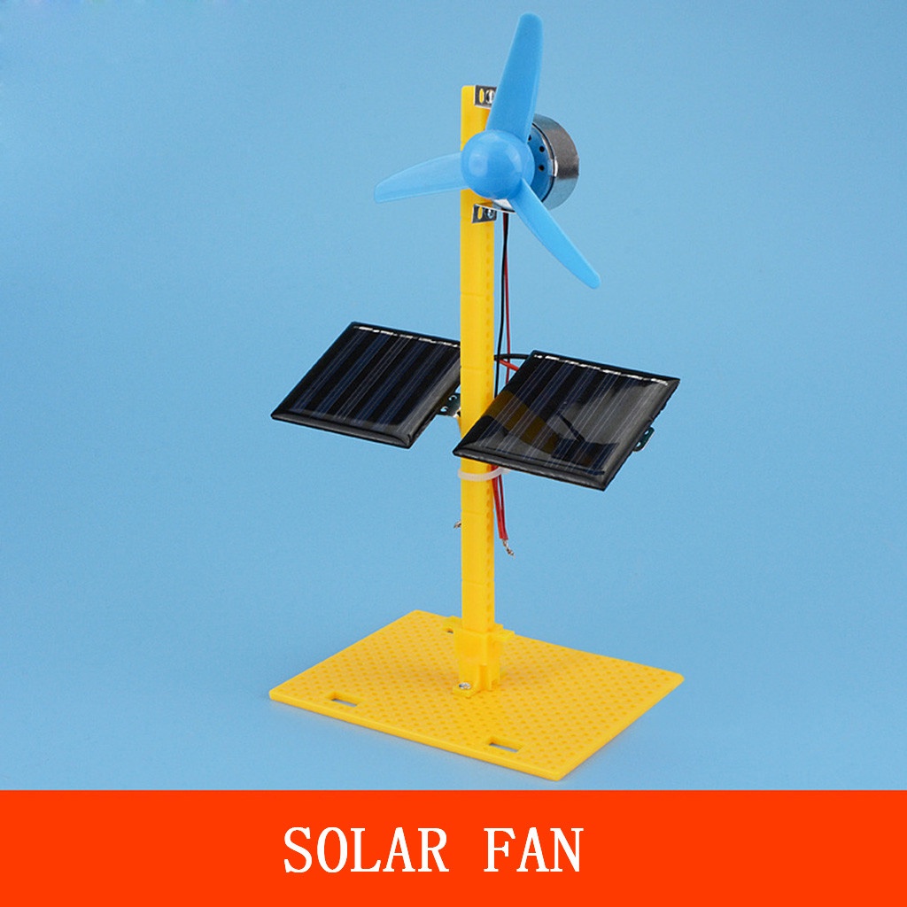 Generador De Energía Solar Mini Ventilador Motor de corriente continua Hágalo usted mismo kit modelo de educación científica au 