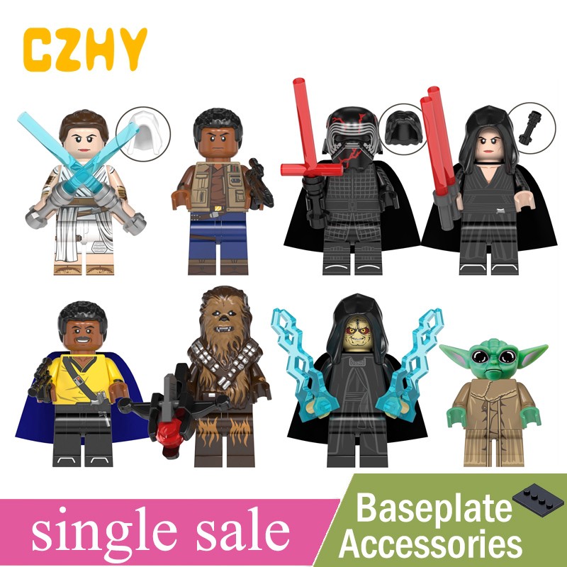 Lego Star Wars Minifigures The Rise Of Skywalker Chewbacca Palpatined Baby Yoda Toys Wm6081 Shopee Chile