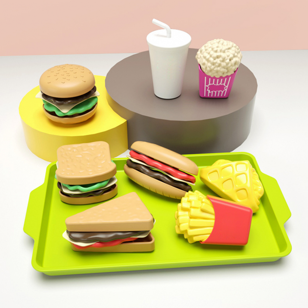Artificial realistas hamburguesas pan alimentos imitación cocina 