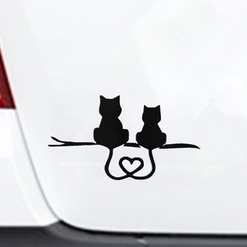 stickers de estilo de coche divertidos fm para parejas de gato, amor,  cuerpo de coche, stickers talladas reflectantes para ventana de coche |  Shopee Chile
