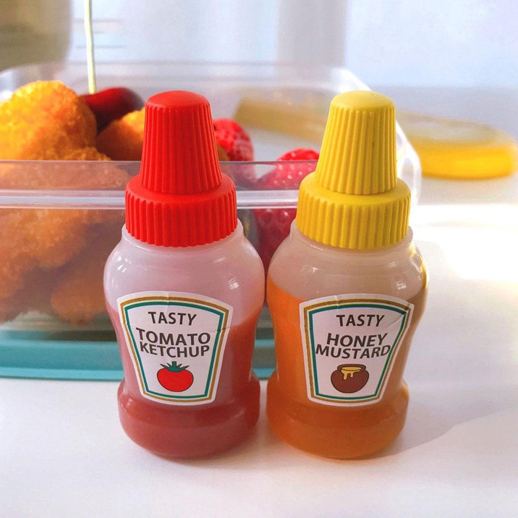 Salsas Mayo 12 Unidades Botellas de plástico de 8 oz con tapón antigoteo y mediciones para Ketchup Tebery senf 