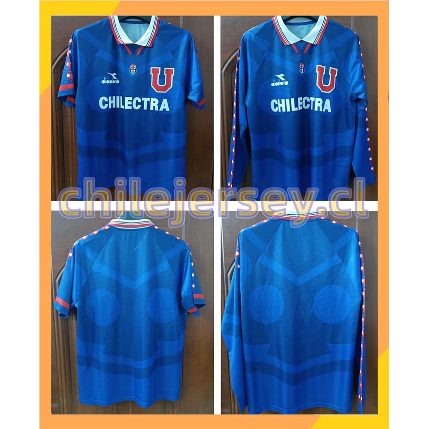 1996 Universidad De Chile Retro Jersey Home Soccer Ropa Camisa S Xxl 96 97 Shopee Chile