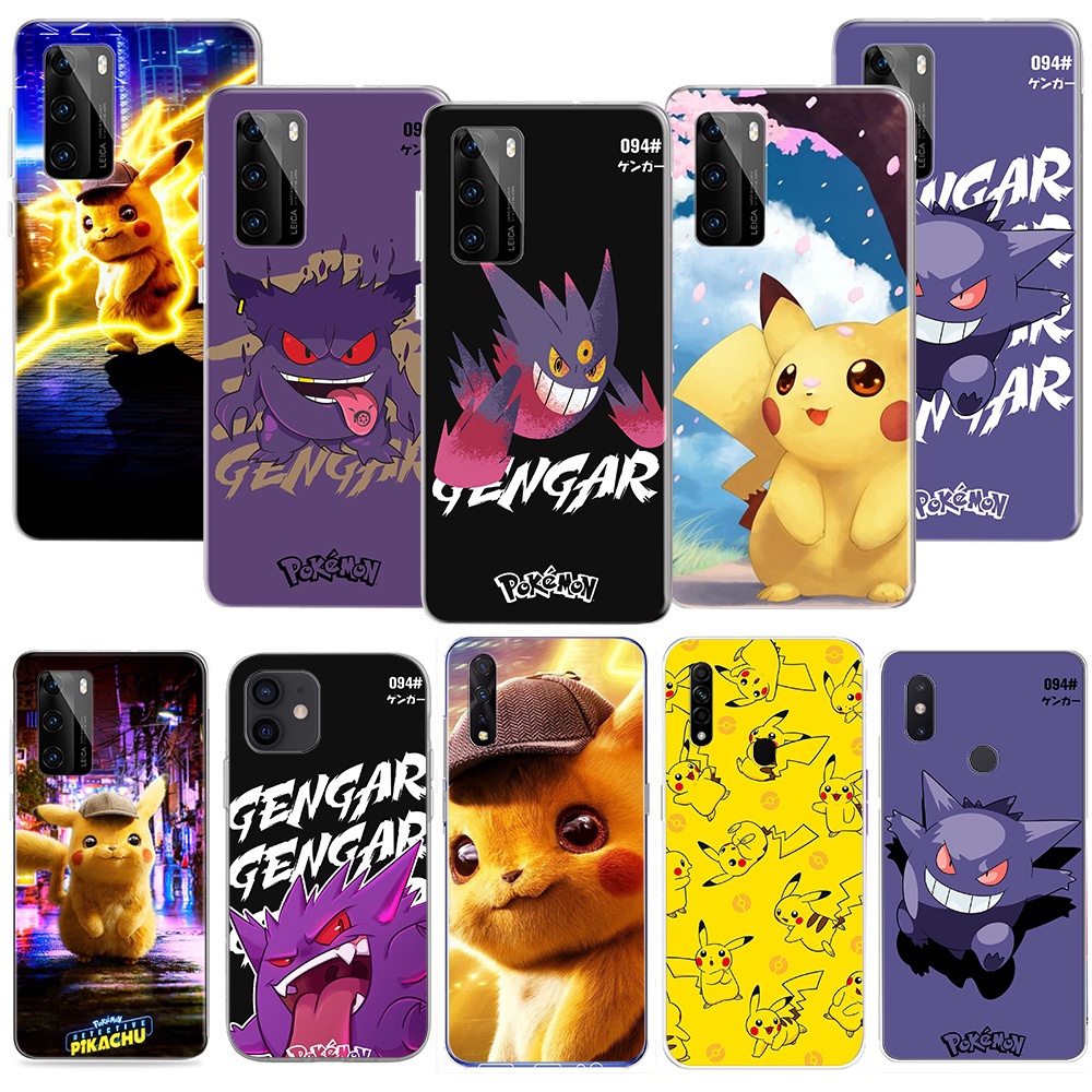 Dl29 Gengar Pokemon Go Pikachu Cubierta Motorola Moto G G30 G G10 G4 Plus Play Transparente Telefono Carcasa Suave Shopee Chile