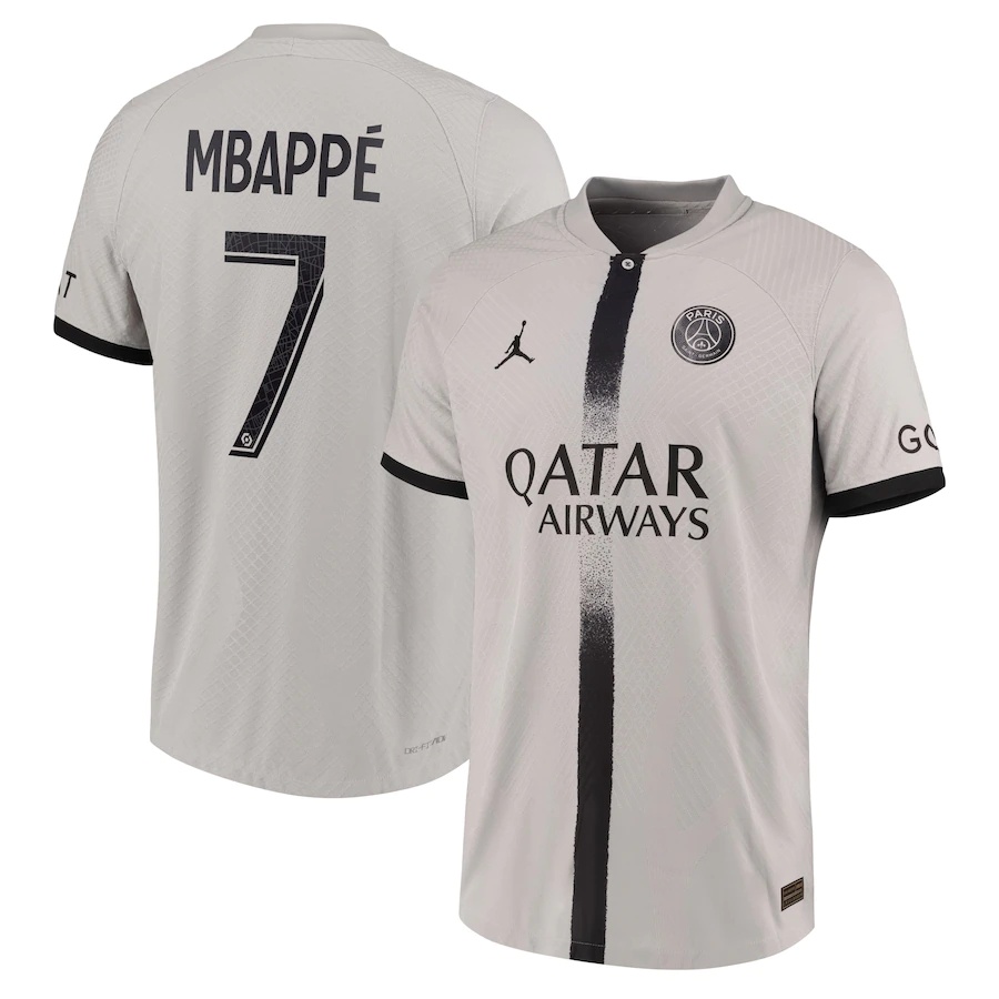 Paris Saint-Germain Third Stadium Shirt 2022-23 with Mbappé 7 printing