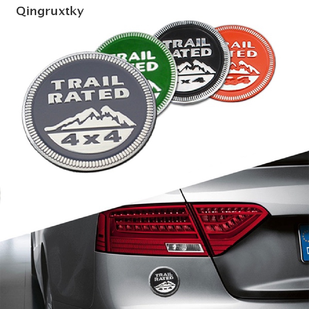 Trail Rated 4×4 auto aufkleber 3D Emblem Badge car Sticker rot Styling 