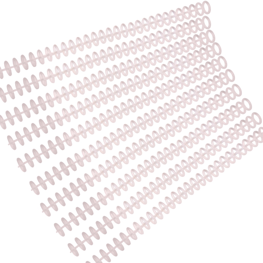 Leepus KW-trio 10 piezas de plástico de 30 agujeros Carpetas de hojas sueltas Anillo de encuadernación Espinas Peines 85 hojas Capacidad para DIY Papel Cuaderno Álbum Oficina Material escolar 