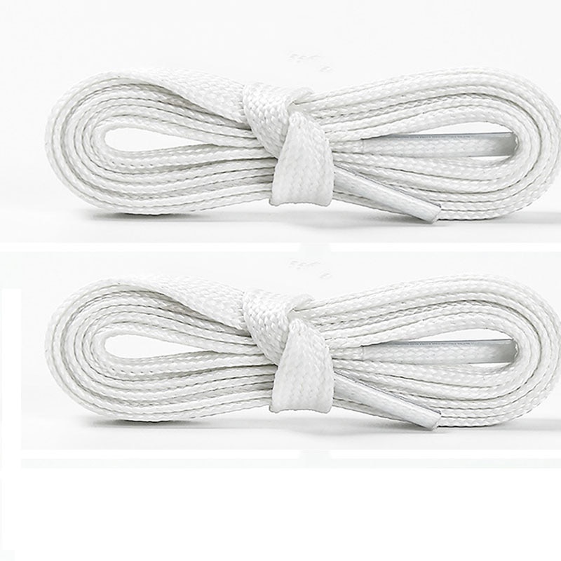 Ringelspitz reflector cordones negro & Blanco semicircular 120cm los cordones zapatillas 