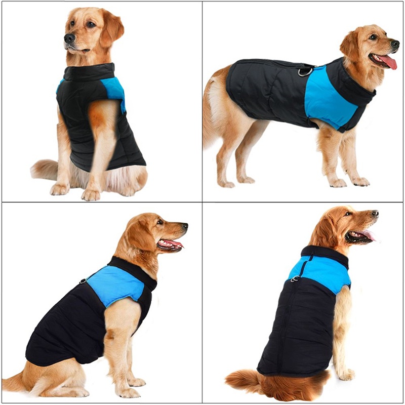 de invierno para perros, chaqueta cálida, impermeable, chaleco para pequeño, mediano, grande | Shopee
