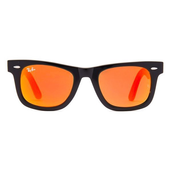 RayZor Uv400 Negro SPORTS Gafas Sol Envolventes Naranja Lente de Espejo 478 