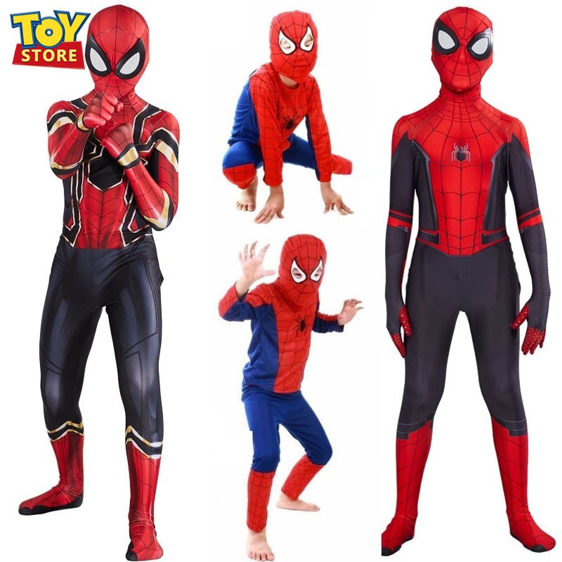 Disfraz de Spiderman lejos de casa, traje de Cosplay Zentai, mono, disfraz  de Halloween para niños | Shopee Chile