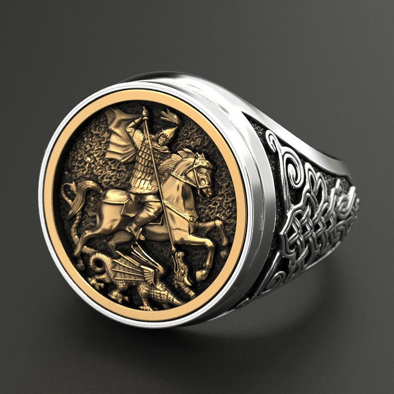 Extravagante anillo plata de ley sólido 925 R000900 Empress 