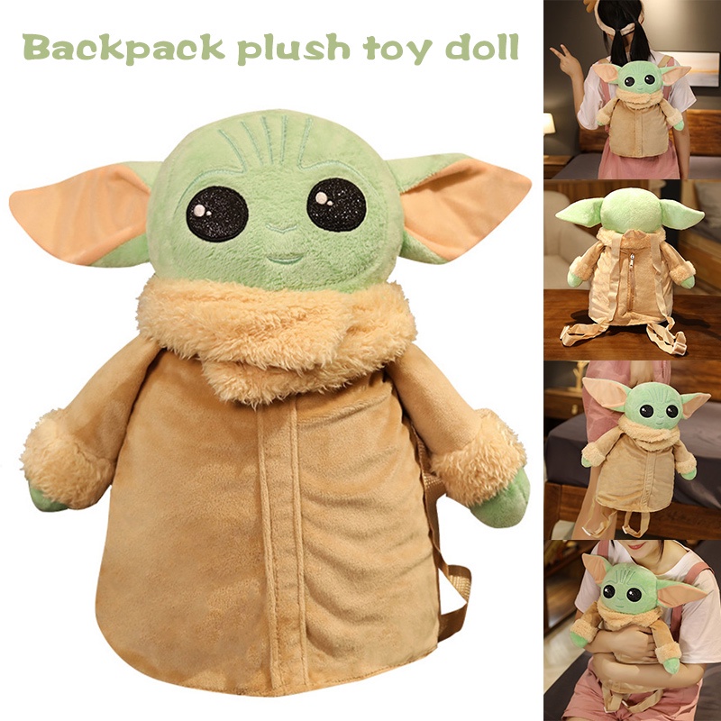 The Mandalorian Baby Yoda Stuffed Plush Backpack Cute Soft Fun Baby Yoda Plush Backpack Christmas Gifts For Kids Girls Shopee Chile