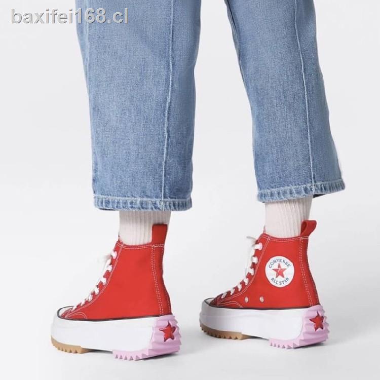 converse run star hike rojo