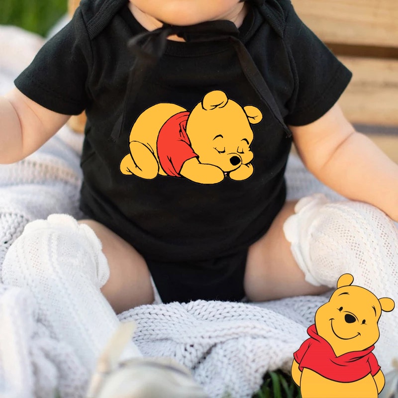 Winnie the Pooh Recién Nacido Bebé Onesies Moda Hipster Kawaii Mameluco  Lindo Oso Ropa Para Niños Pequeños | Shopee Chile