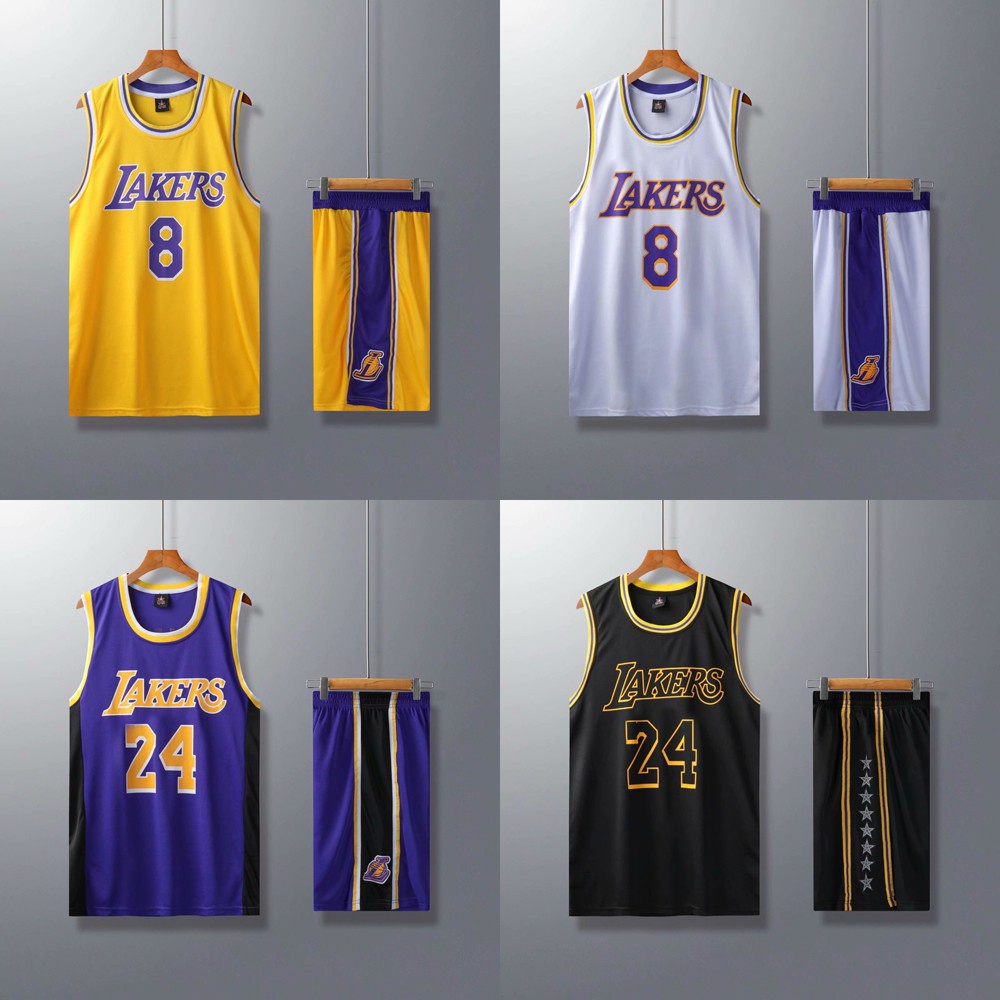 nba los angeles lakers kobe city versión jersey conjunto de ropa de  baloncesto para hombres conmemorativo | Shopee Chile