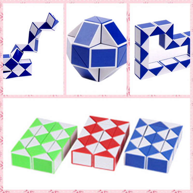 Serpiente Cubo Rubik Rubix di Magic 3D Juego Puzzle De Juguete Fiesta Viaje Familia Niño 
