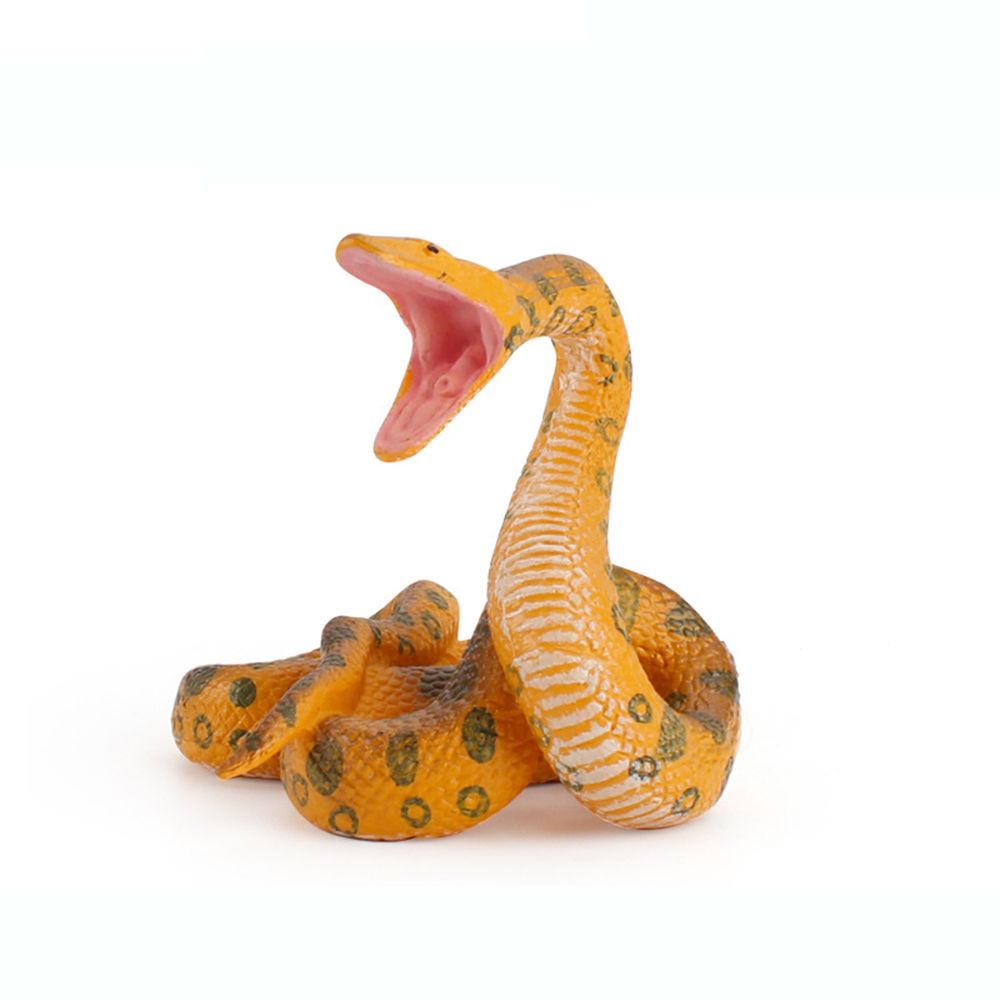 Figura De Juguete De Serpiente Aterradora Para La Amarillo 