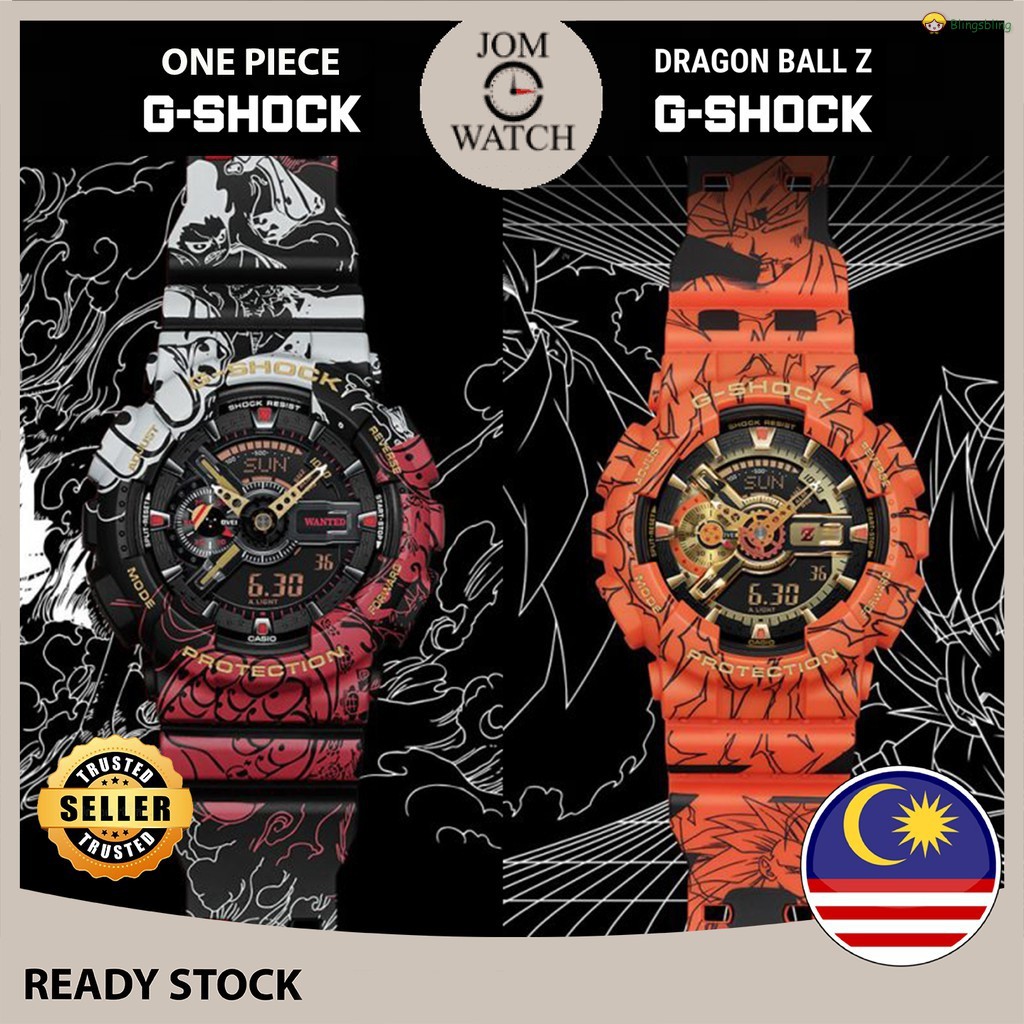 Casio G Shock Baby G One Piece Dragon Ball Gshock G Shock Hombres Mujeres Reloj Jam Tangan Shopee Chile