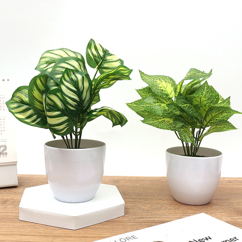 Plantas artificiales de plástico para la decoración del cuarto de baño de  la oficina en casa | Shopee Chile
