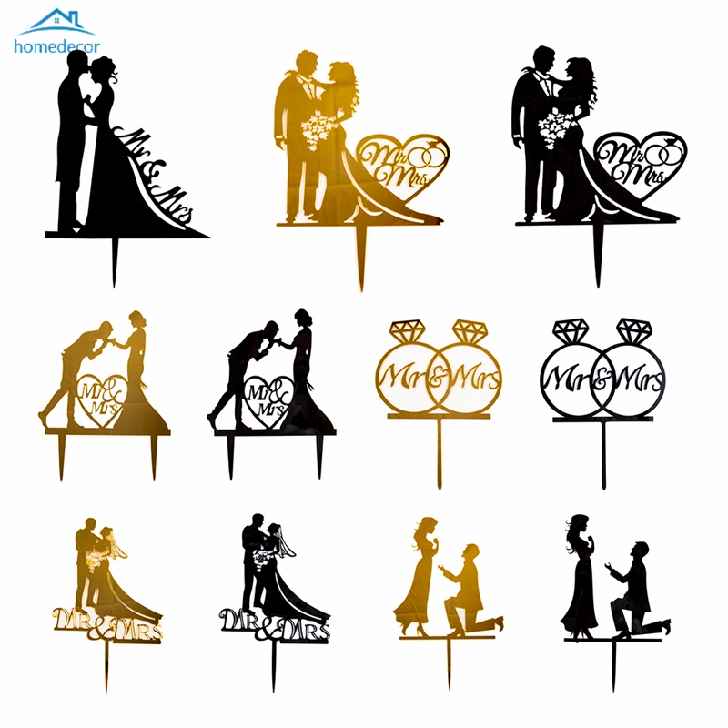 Cake Topper Para Boda Con La Forma De Corazon 15x26 Cm (6125) | atelier ...