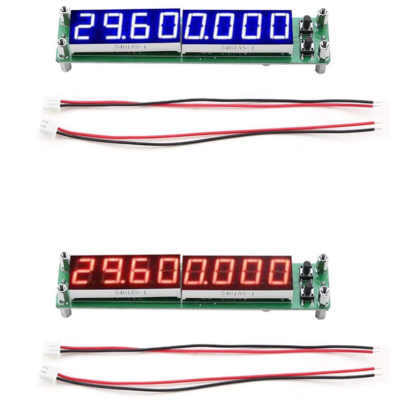 Verde 0.1-60MHz 20MHz ~ 2.4GHz RF Señal Probador Cymometer contador de frecuencia 