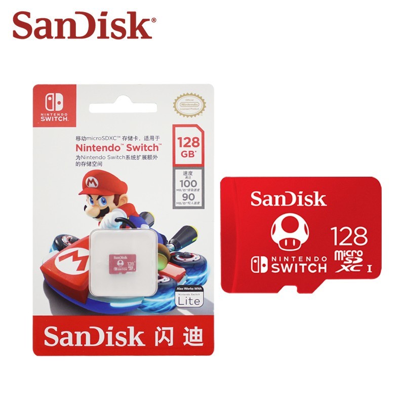 SanDisk 128GB Nintendo Switch Micro SD Card/Switch Lite Memory Card 128
