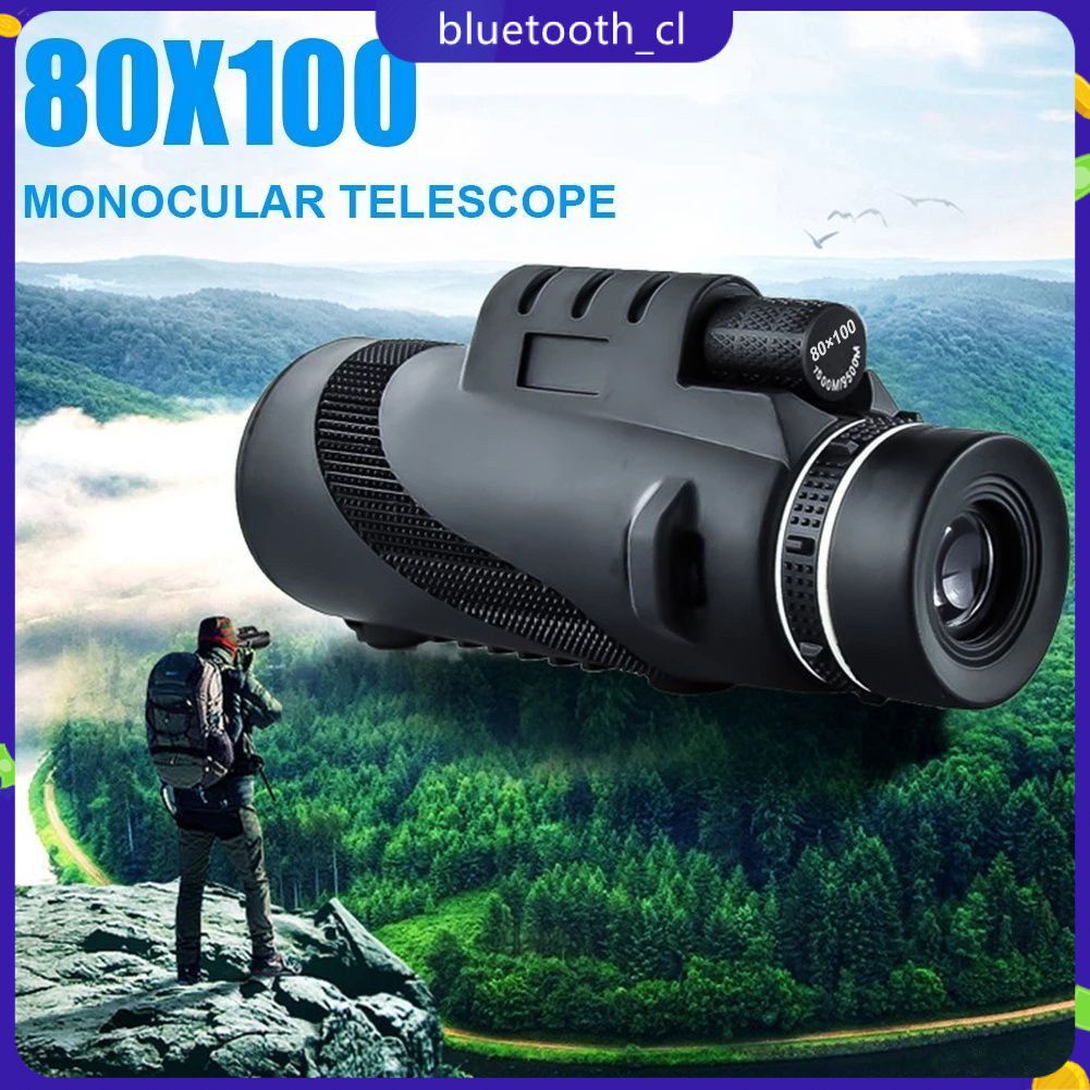 Visión nocturna 12x50 móviles monocular telescopio trípode clip para camping senderismo 