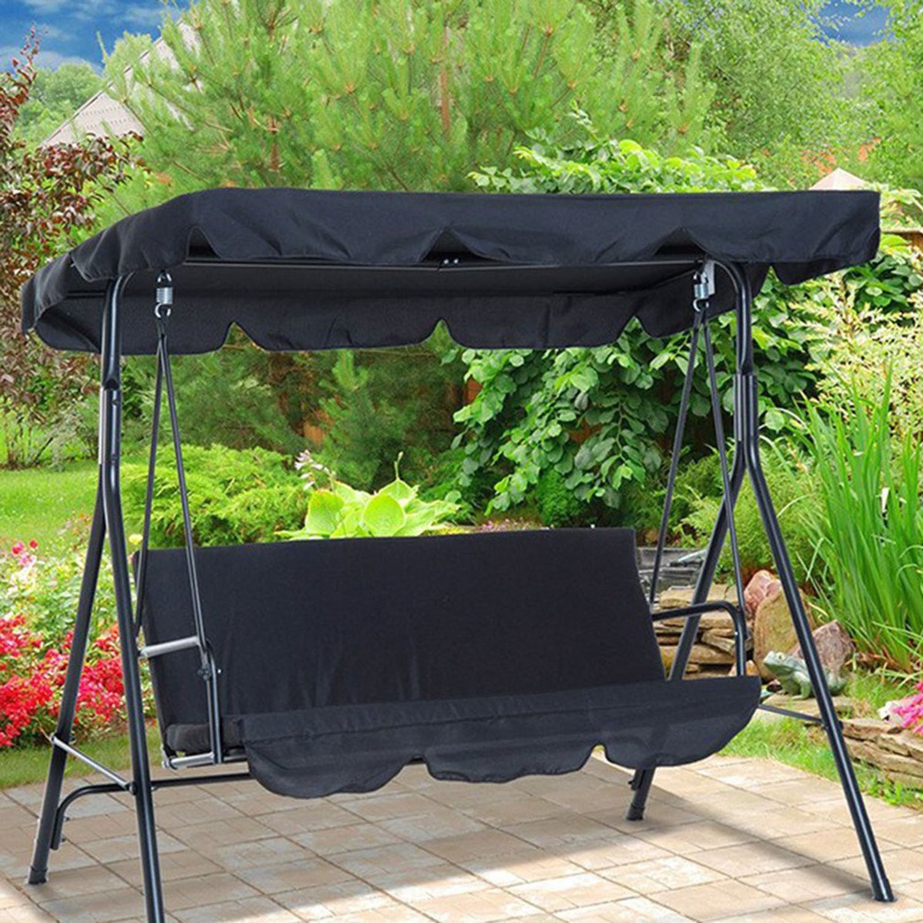 cubierta para patio Toldo de repuesto universal para silla de columpio hamaca cubierta superior de jardín al aire libre NOBRAND 