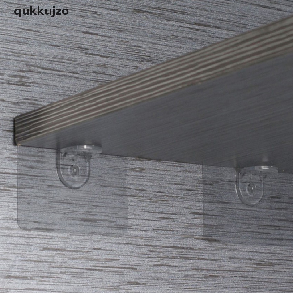 Qukk 4 8pcs Shelf Support Adhesive, Cabinet Shelf Pegs Plastic