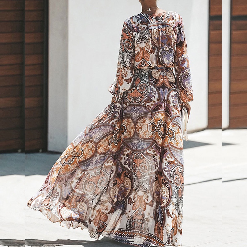 Vestido Grande De Manga 12 Con Posicionamiento Degradado Y 