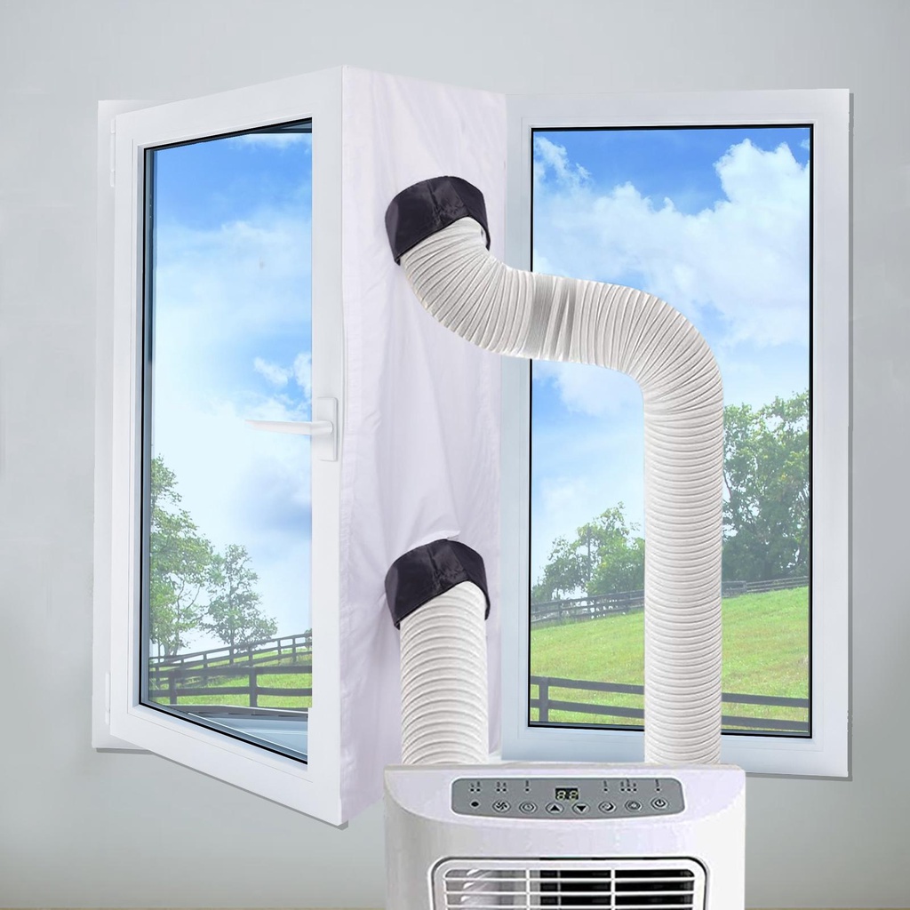 KIPIDA Sellador de ventanas para aire acondicionado secadora ventana basculante secadora de aire secador secador 300 cm extractor de aire secadora deshumidificador ventana basculante 