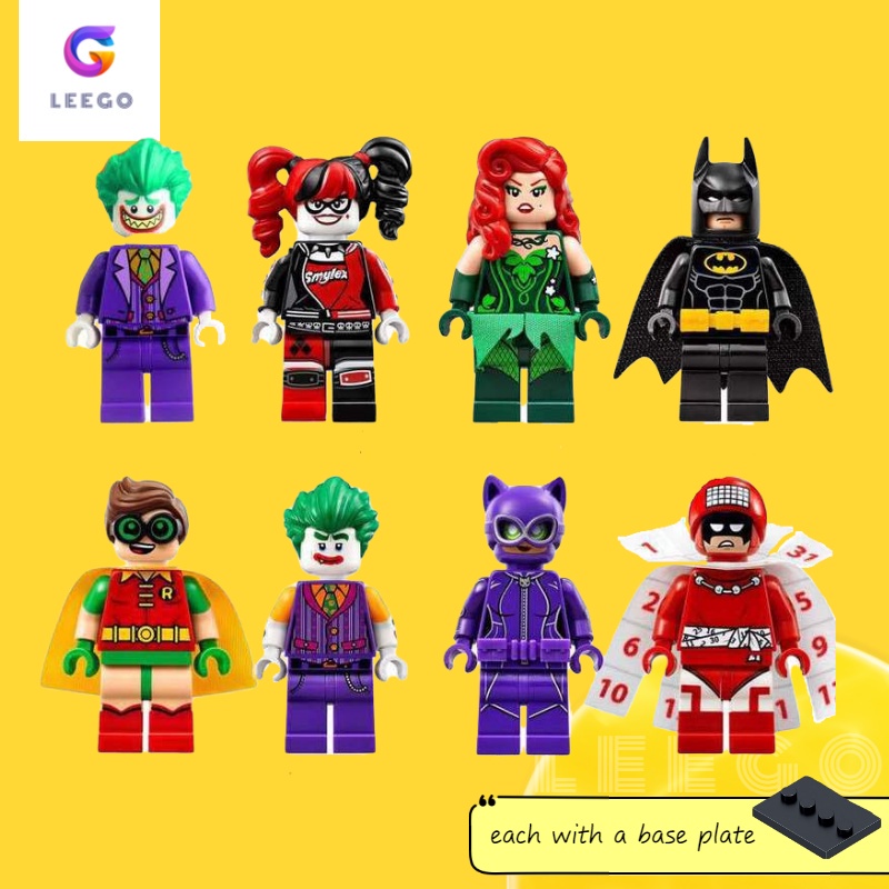 Lego Lego minifiguras serie de juguetes de superhéroe juguete payaso Batman  luna Robin bloques rompecabezas juguetes | Shopee Chile