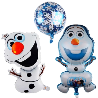 Disney Frozen Princesa Foil Globos Elsa Anna Olaf Helio Globos Baby Shower Nina Fiesta De Cumpleanos Decoraciones Ninos Juguetes Aire Globos Shopee Chile