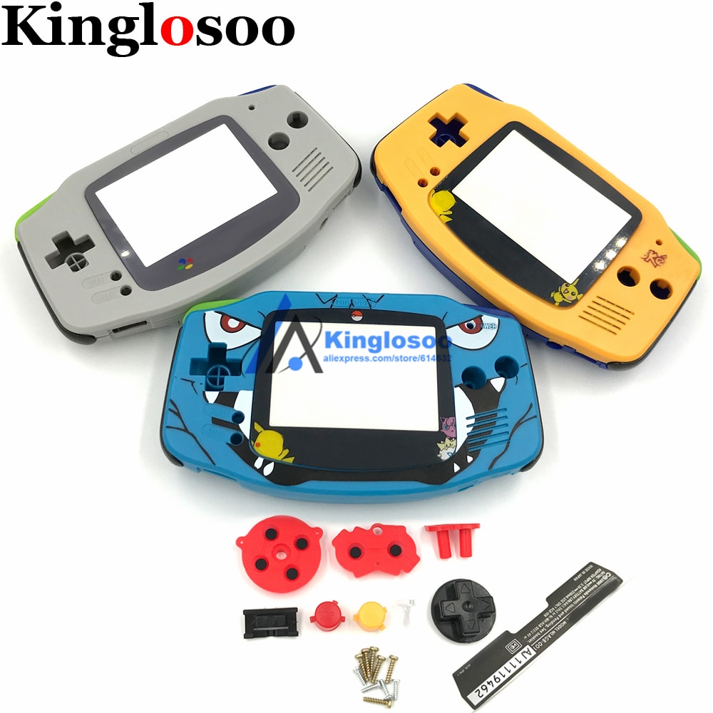 Kit De Carcasa Completa Para Game Boy Advance GBA Con Lente De Goma  Almohadillas Botón | Shopee Chile