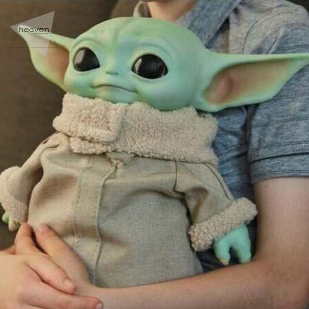 2 Muñecas Infantiles De Peluche De 30 Cm Diseño De Yoda 