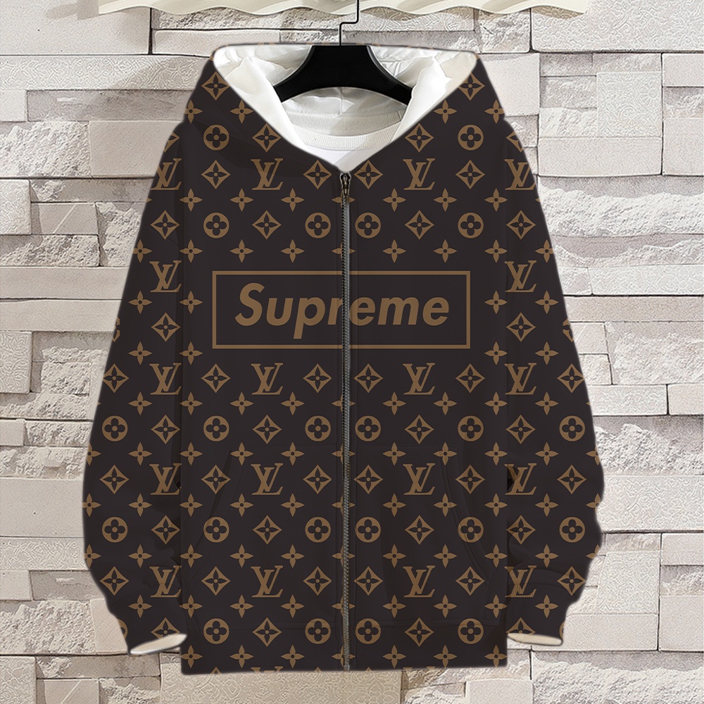 louis vuitton supreme chaqueta