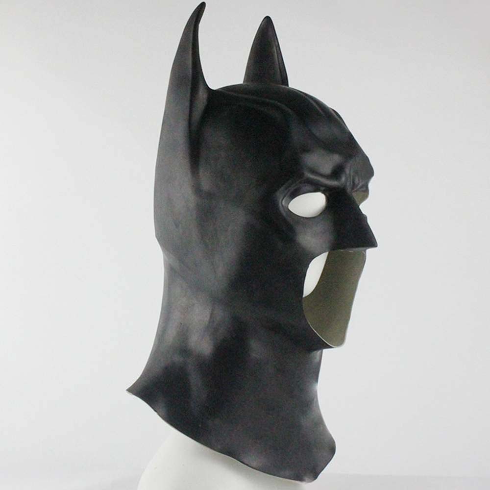 batman máscara completa con cowl the dark knight rises casco de látex  adulto cosplay prop | Shopee Chile