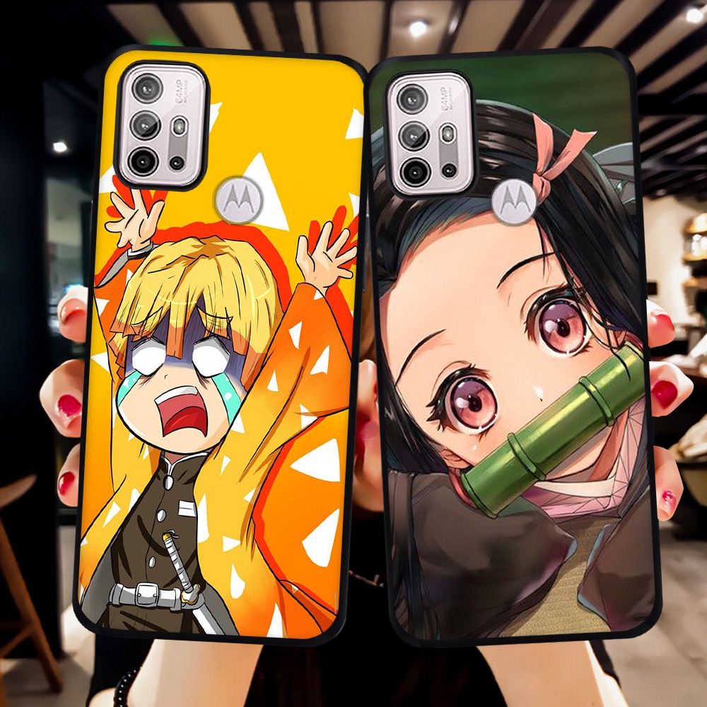 Carcasa De Personajes De Anime Para Motorola Moto G9 Play G20 G60 E20 E40  G40 Fusion Demon Slayer Design Funda Suave Para Teléfonos Celulares |  Shopee Chile
