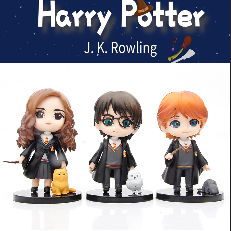 Adornos de muñecas Harry Potter Anime figura de acción modelo juguetes 