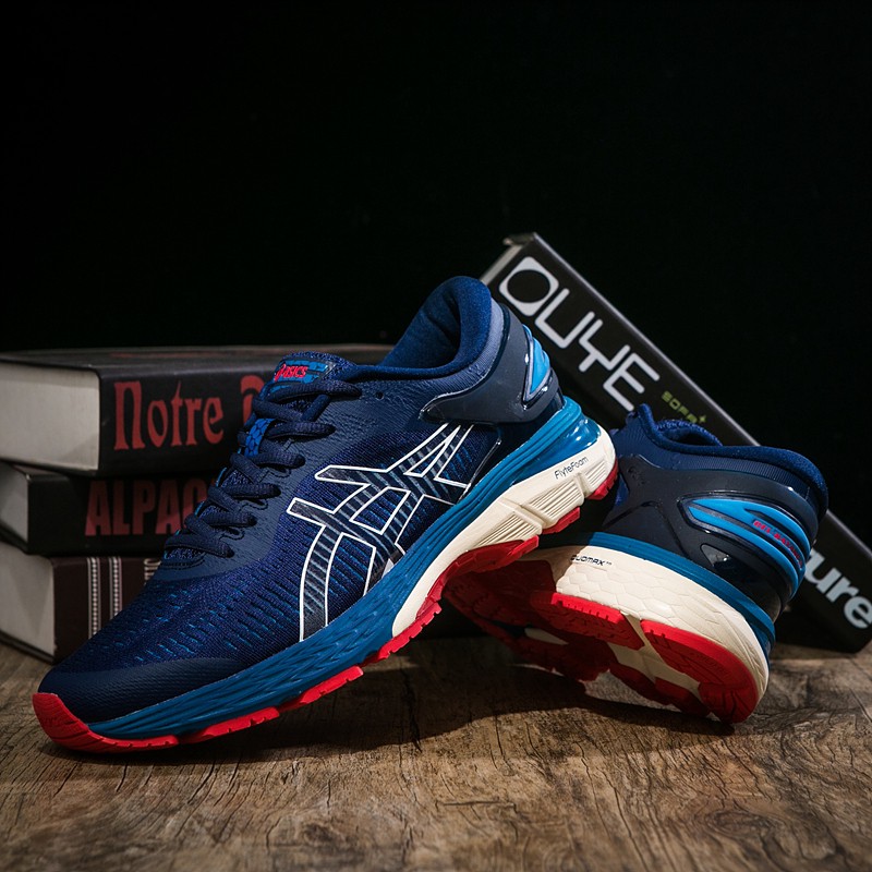 asics kayano 25 hombre azul