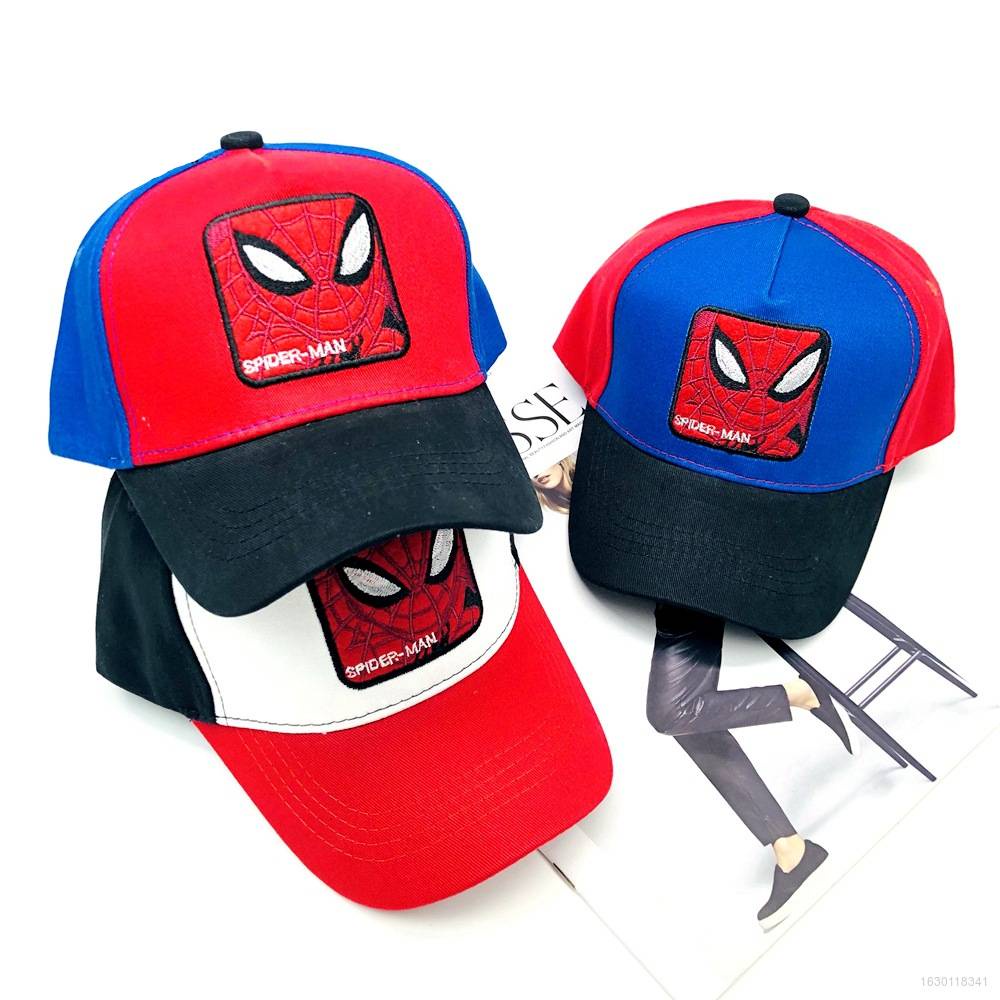 Gorra de malla de béisbol de Vengadores de sol deportivo unisex Rojo 