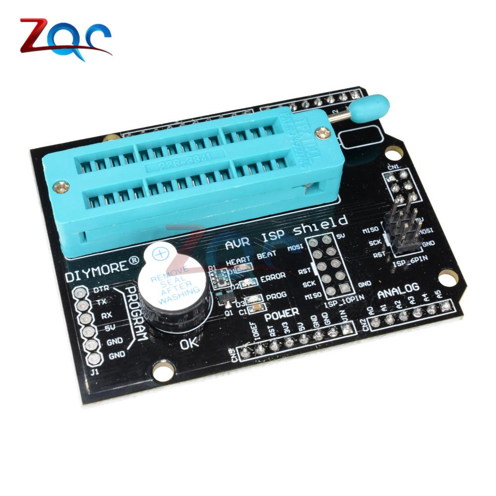 Avr Isp Shield Burning Bootloader Programador Atmega328p Módulo De Cargador De Arranque Con 0677