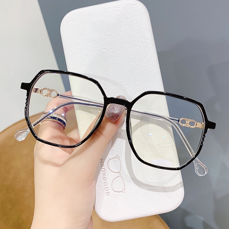 Gafas de miopía con lentes reemplazables, gafas de anti-luz azul, montura retro original retro TR90, gafas para mujer / | Shopee Chile