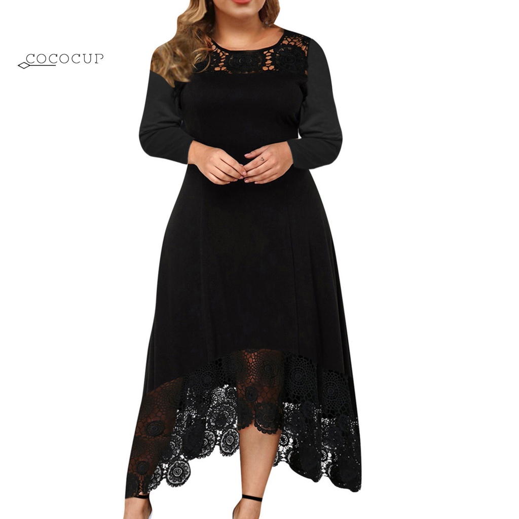 cococup XL-5XL Vestido Largo Formal De Verano Boda Fiesta Elegante  Temperamento Ropa De Mujer | Shopee Chile