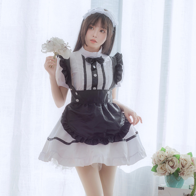 Cafe Maid Ropa De Trabajo Cosplay Lolita Gottlieb Vestido | Shopee Chile