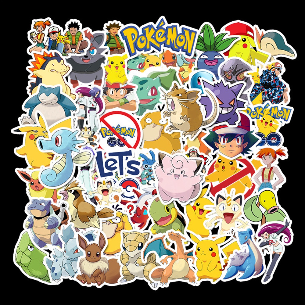 Stickers 10PCS | 20PCS | 30PCS | 40PCS Pokemon Sticker Paper & Party ...