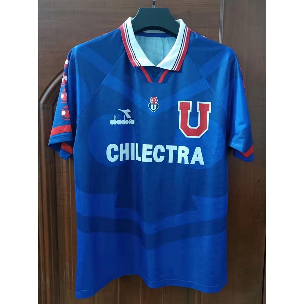 Retro Jersey 1996 Universidad De Chile Ropa De Futbol Local Camisa S Xxl Shopee Chile