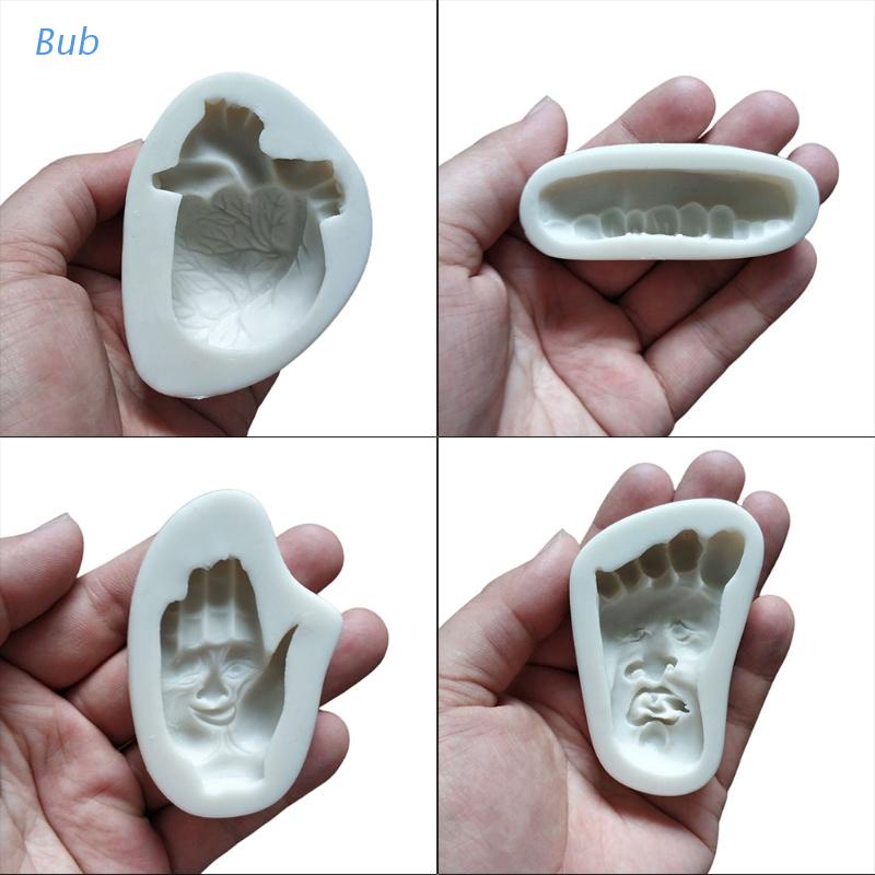 Bub Halloween Series Crystal Epoxy Resin Mold Human Organs Heart Hands Feet Teeth Shape Silicone Mould Diy Craft Making Tool Shopee Chile